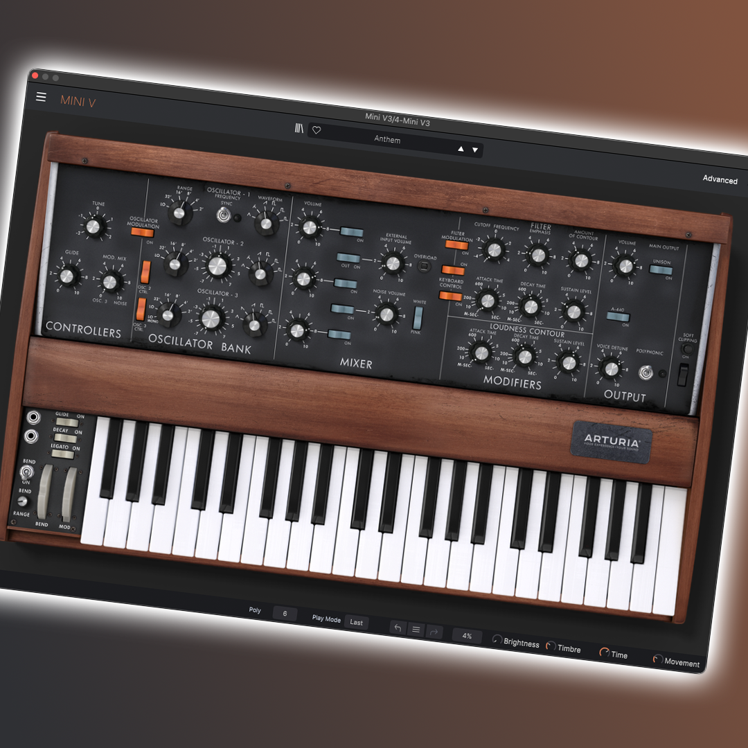 Arturia Mini v3 + 1984 presets